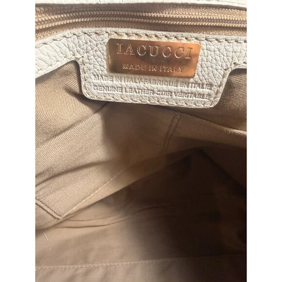 NEW IACUCCI Made in Italy Turquoise Python Print Leather Tote Bag - Picture 11 of 12